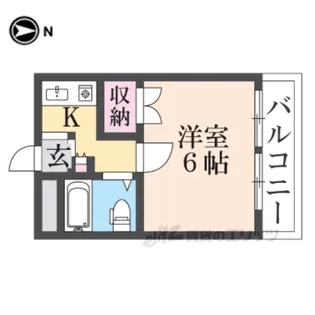 グローバル高田【1階】の間取り