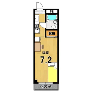 セジュール森【1階】の間取り