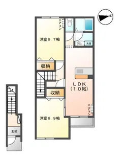 シーマ グランデ【2階】の間取り