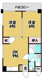プルミエール晴美【4階】の間取り