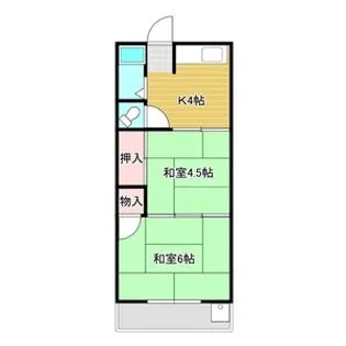 星ヶ丘マンション【2階】の間取り
