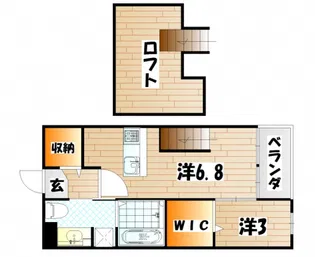 ターナリー伊倉II【2階】の間取り