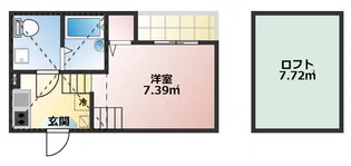 スカイヒル新栄【2階】の間取り