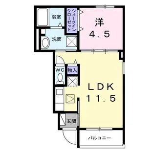 ピアッツァ川崎 I【1階】の間取り