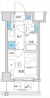 キャンパスヴィレッジ武蔵小杉【3階】の間取り
