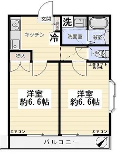 中里IRIS【1階】の間取り