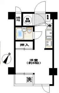 グランドール西新宿【3階】の間取り