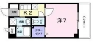 エルマーノ下到津【3階】の間取り