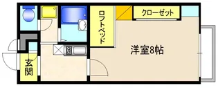岡山県津山市小田中【マンション】の間取り