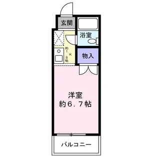 片山グリーンハイツ【3階】の間取り