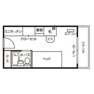ドーミー福田町【4階】の間取り
