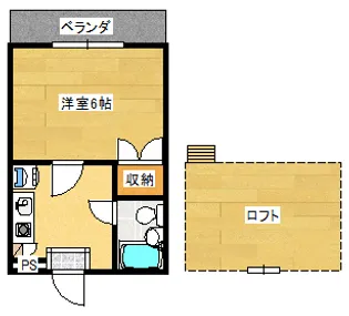 フローレンス西島【1階】の間取り