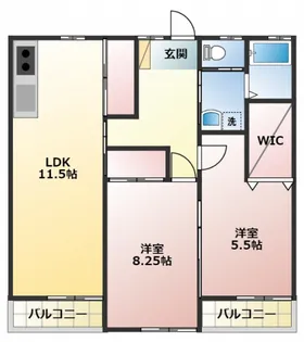 国府台ヒルズ【1階】の間取り