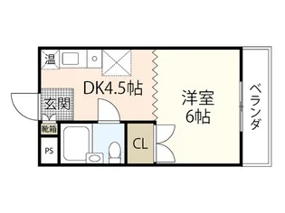 第3福助マンション【5階】の間取り