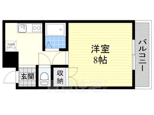 クリヨン千里北【1階】の間取り