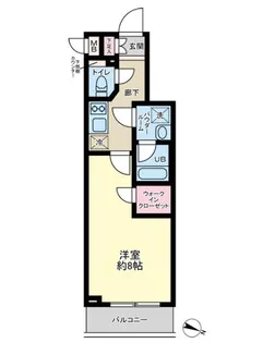 東京都練馬区中村北2【マンション】の間取り