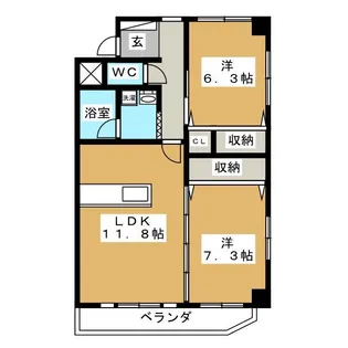 大枝ビル【3階】の間取り