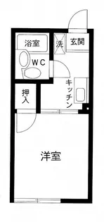 シティハイムコーポ広瀬【1階】の間取り
