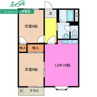 第一マンション【1階】の間取り