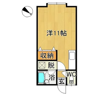 アベニール北園【1階】の間取り