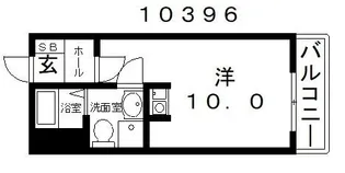 第2アモルフ【3階】の間取り