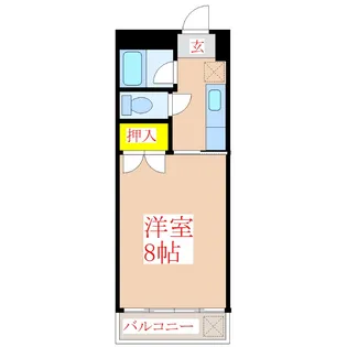 坂本マンション【1階】の間取り