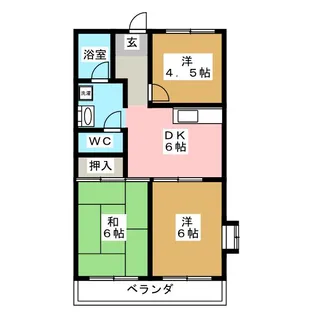 ハウゼ永勝【2階】の間取り