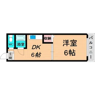 いすず東ハイツ【4階】の間取り