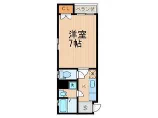 アルカス七条大宮【2階】の間取り