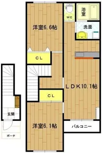 三重県度会郡度会町棚橋【アパート】の間取り