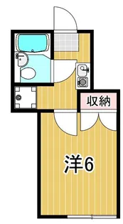 1Kの間取り画像