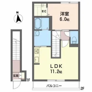 マルモーレi【2階】の間取り