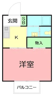 ビラマーサA【2階】の間取り