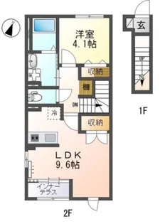 東京都調布市富士見町4【アパート】の間取り