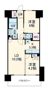 BLESS宮崎台【7階】の間取り