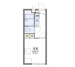 レオパレスメゾン・ド・津島【2階】の間取り