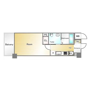 ラナップスクエア神戸ハーバープライム【2階】の間取り