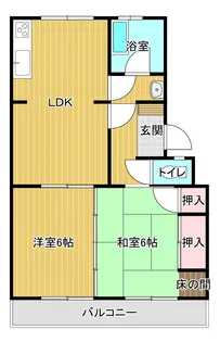 桜ヶ丘マンション【4階】の間取り