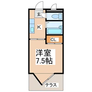 AFIELD坪井【1階】の間取り