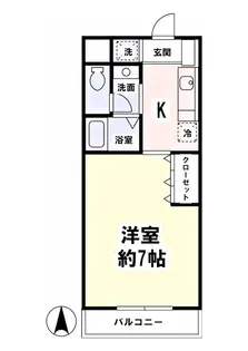 ヴァンヴェール【2階】の間取り