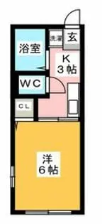 メゾンドトウカイ【1階】の間取り