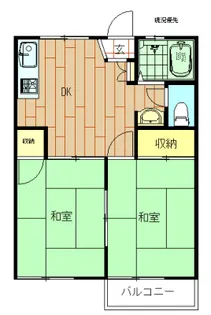 神奈川県川崎市中原区木月4【アパート】の間取り