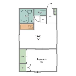 ゾネハウス【2階】の間取り