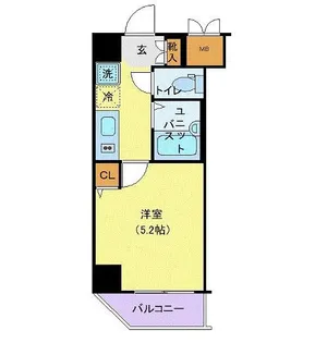 グランヴァン横濱ビアンコーヴォ【2階】の間取り