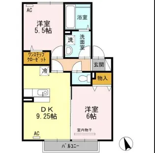 ホワイトクローバー【1階】の間取り