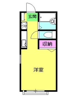 洋風ハイツ【2階】の間取り