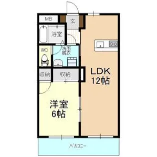 エンゼルタウン宝石【3階】の間取り