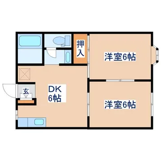 ホームオブミッシェルズA【2階】の間取り