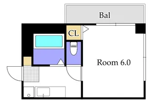 グランデュール野田屋町【4階】の間取り