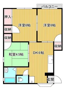 アビタ・ヴェールA【2階】の間取り